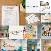 Identidad Corporativa El Columpio restaurante/ Madrid. Un proyecto de Br, ing e Identidad y Diseño gráfico de lazamarbide design studio - 18.04.2017