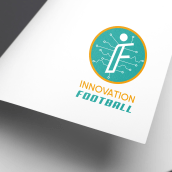 Diseño de logotipo y triptico para concepto de innovación en el futbol. A Grafikdesign project by Carlos Gata Cabello - 01.05.2017