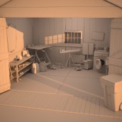 Garage. Design, 3D, Graphic Design, and Set Design project by Jeanik Bischof - 05.02.2015