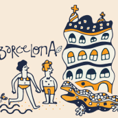Barcelona Illustrated. Vector Illustration project by MB C - 05.01.2017