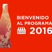 Coca-cola contigo. Motion Graphics project by Ángel Cano Ydáñez - 05.11.2017