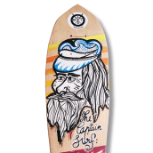 Skateboard • Captain Surf #SkateArt. Design, Ilustração tradicional, e Direção de arte projeto de Matdisseny @matdisseny - 01.02.2016