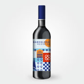 Barcelona Red Wine. Design gráfico, Packaging e Ilustração vetorial projeto de Elia Moliner - 27.07.2016