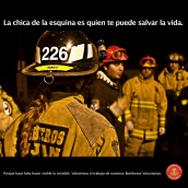 Proyecto de campaña de bien público en apoyo a los bomberos voluntarios de Argentina.. Fotografia, e Design gráfico projeto de Marcelo González - 02.06.2017