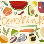 COOKINK: Gastronomy and Graphisme. Un proyecto de Ilustración tradicional, Diseño gráfico e Ilustración vectorial de Mar Guixé-Magloire - 14.06.2015