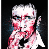 Daniel Craig. Un proyecto de Ilustración tradicional e Ilustración vectorial de The Art Warriors - 21.06.2017