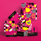 Sephora Limited Edition Packaging. Design, Traditional illustration, Packaging, and Pattern Design project by Andreea Robescu - 06.23.2017