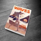 Diseño de revista "Waves". Editorial Design project by Lissette Espinosa Castillo - 06.09.2017