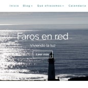 Faros en Red. Diseño web. Web Design projeto de Ana García - 26.06.2017