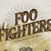 FOO FIGHTERS. Un proyecto de Ilustración tradicional, Diseño gráfico y Collage de Xavi Forné - 13.07.2017