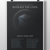 Retrace The Lines Asian Tour 2017. Graphic Design project by Alejandro Magnieto Benlliure - 07.14.2017