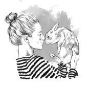Animal lovers. Ilustração tradicional projeto de Cristina Fernández - 21.07.2017