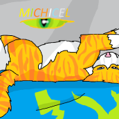 este es mi gato llamado Michicel . Un proyecto de Animación de personajes de Nicole Tomasello - 24.07.2017