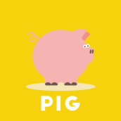Pig. Animation project by Alejandro Vergara Lope Hernandez - 07.25.2017