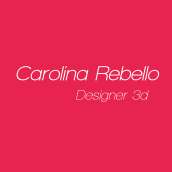 Trabajos. 3D, e Arquitetura de interiores projeto de Carolina Rebello - 30.07.2017