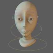 Mi Proyecto del curso: Rigging: articulación facial de un personaje 3D. 3D, Animação, e Rigging projeto de Leonardo López - 27.08.2017