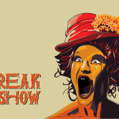 American Horror Story - Freak Show Ein Projekt aus dem Bereich Vektorillustration von Brenda Palavicino - 31.08.2017