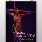 Cartel Semana Santa 2016 Fuente el Fresno. Un proyecto de Ilustración tradicional de Melania Peinado Gonzalo - 01.03.2016