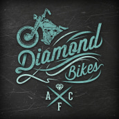 Diamond Bikes AFC. Design, and Calligraph project by Seri Castellví - 09.16.2017