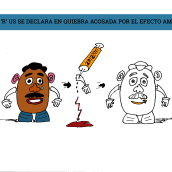 Mr. Potato se muda de casa. Traditional illustration, and Comic project by ssluysa - 10.05.2017