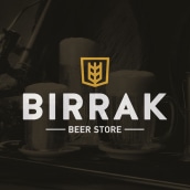 BIRRAK Beer Store. Un proyecto de Br, ing e Identidad y Diseño gráfico de Yeray Vega Fernandez de Labastida - 13.10.2014