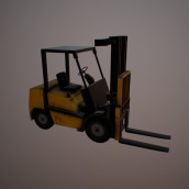 Forklift. Un proyecto de 3D de Cristian Rodriguez Padilla - 16.10.2017