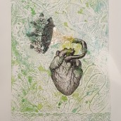 "Corazón Musiquero". Un proyecto de Ilustración tradicional, Pintura y Collage de Cristian Moro - 16.10.2017