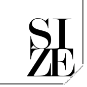 Editorial Naming maquetación de portada e interiores Revista SIZE. Un proyecto de Diseño, Diseño editorial, Bellas Artes, Diseño gráfico y Naming de Irene Cobos - 19.10.2017