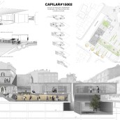 Concurso de arquitectura: Rehabilitación mercado y plaza de Monte Alto, A Coruña. Un proyecto de Arquitectura de Judith García Puerto - 04.11.2016