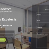 Landing page para Ascent. Web Design, e Desenvolvimento Web projeto de Maylin Sanabria - 28.10.2017
