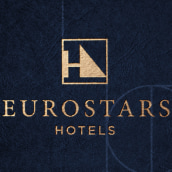 Eurostars Hotels. Un progetto di Direzione artistica, Br, ing, Br, identit, Design editoriale, Graphic design, Pattern design e Signage design di Iris Vidal - 02.11.2017