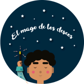 El mago de los deseos. Un proyecto de Ilustración vectorial de Viana Roa Cárdenas - 04.11.2017