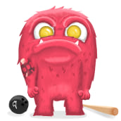 Furry Monster - Ilustración digital. Ilustração tradicional, e Design de personagens projeto de Tatiana Herrera - 09.12.2015