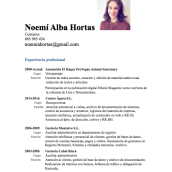 Mi CV. Cop, and writing project by noemi_alba - 11.14.2017