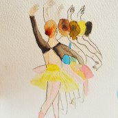 El Baile. Un projet de Illustration traditionnelle de Erick Jurado Dorado - 22.11.2017