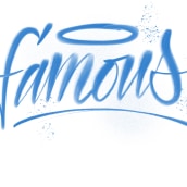 "Famous" con procreate en iPad Pro . Un proyecto de Diseño y Caligrafía de Kiko Garcia - 25.11.2017