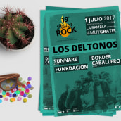 Pasión Rock Festival. Un progetto di Pubblicità, Direzione artistica, Br, ing, Br, identit e Graphic design di Inmaculada Gómez González - 12.05.2015