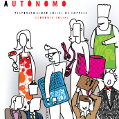 Campaña Promoción del Trabajo Autónomo. Vector Illustration project by Manu Díez - 01.01.2013