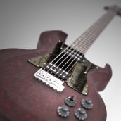 Diseño original de guitarra "El Toro". 3D, e Design de produtos projeto de Juan Pablo Ayala Alfonso - 20.07.2017