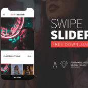 SwipeSlider Freebie. Un proyecto de UX / UI y Diseño interactivo de JuanManuel SB - 01.12.2017