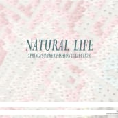 "NATURAL" SPRING SUMMER COLLECTION. Design, e Moda projeto de Diana JF - 03.12.2017