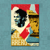 Perú al Mundial 2018. Design, Traditional illustration, Graphic Design, Collage, and Vector Illustration project by Alonso Li - 12.07.2017