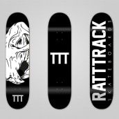 RATTTRACK Skateboards.. Fashion, Graphic Design, and Product Design project by dnrgraphicdesign - 12.16.2017