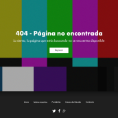 Página - Error 404. UX / UI, e Web Design projeto de José Luis Soler del Toro - 05.01.2018