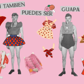 Tú también puedes ser guapa. Animation, and Collage project by arrate etxebarria hernandez - 01.09.2018