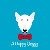 A Happy Doggy. Design, Advertising, UX / UI, Marketing, Writing, Cop, and writing project by Andrea Bertomeu Esteve - 01.10.2018