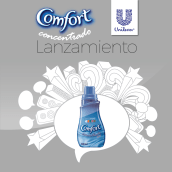Unilever | Lanzamiento Comfort Concentrado. Publicidade, e Direção de arte projeto de Diego Martín Bottaro - 11.01.2018