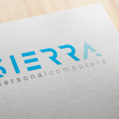 Sierra Personal Computers. Un proyecto de Br, ing e Identidad y Diseño gráfico de Laura Singular - 09.01.2018
