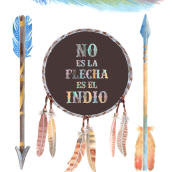 No es la flecha, es el indio! Ein Projekt aus dem Bereich Design, Traditionelle Illustration und Lettering von Alejandro Bottini - 17.01.2018