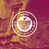 Concurso Logotipo VIII Centenario Fundación de Viana 1.219-2.019. Un proyecto de Diseño, Br, ing e Identidad y Diseño gráfico de Concepción Domingo Ragel - 02.02.2018